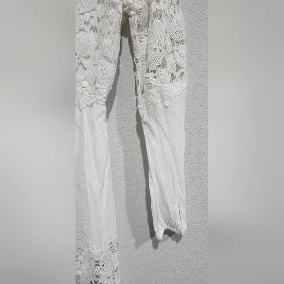 Abercrombie & Fitch Classic White Lace Mini Dress Size S - Picture 14 of 15